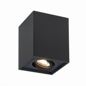 Светильник Потолочный ST-Luce ST109.407.01 Черный GU10 1*50W L100xW100xH123 220V Без Ламп / СТ Люче.