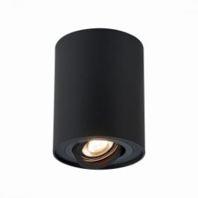 Светильник Потолочный ST-Luce ST108.417.01 Черный GU10 1*50W IP20 D98xH124 220V Без Ламп / СТ Люче.