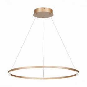Светильник Подвесной ST-Luce ST605.243.34 Золотистый/Белый LED 1*34W 4000K / СТ Люче.