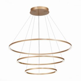 Светильник Подвесной ST-Luce ST605.243.114 Золотистый/Белый LED 1*114W 4000K / СТ Люче.