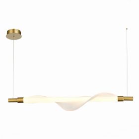 Светильник Подвесной ST-Luce SL6109.203.01 Золотистый/Белый LED 1*25W 3000K / СТ Люче.