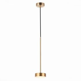 Светильник Подвесной ST-Luce SL6000.303.01 Латунь/Латунь LED 1*7W 3000K / СТ Люче.