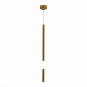 Светильник Подвесной ST-Luce SL1222.233.01 Золотистый/Золотистый, Белый LED 1*18W 4000K / СТ Люче.