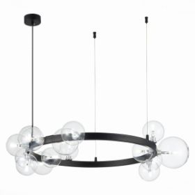 Светильник Подвесной ST-Luce SL1165.402.15 Черный/Прозрачный G4 15*5W / СТ Люче.