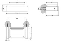 Gessi iSpa Мыльница 41602 схема 2