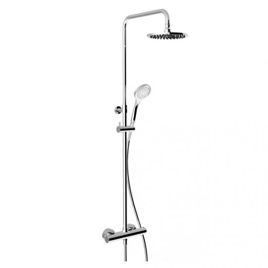 Душевая колонна с круглым тропическим душем Gessi Minimalistic Shower 3517 схема 6