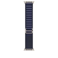 Ремешок Apple Watch Ulta 49mm Navy Alpine Loop - Natural Titanium Finish - L оригинал