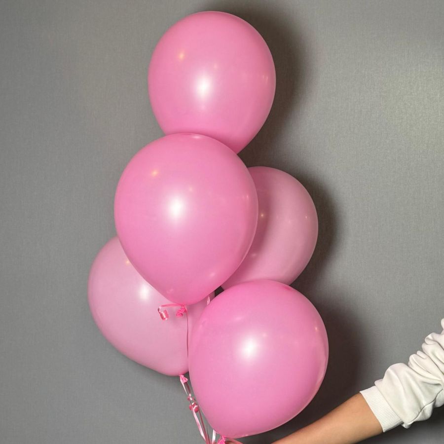 Набор розовых шариков