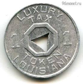 США. Луизиана 1 налоговый токен 1936-38