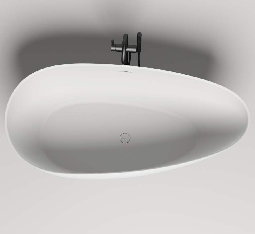 Ванна из искусственного камня Salini Paola Bassa 172x82 S-sense ФОТО