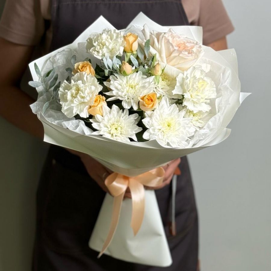 Белый букет