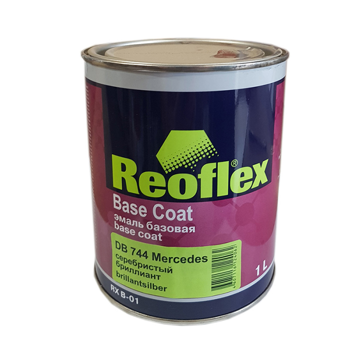 Reoflex Эмаль базовая Mercedes Brillantsiber DB 744, 1л.