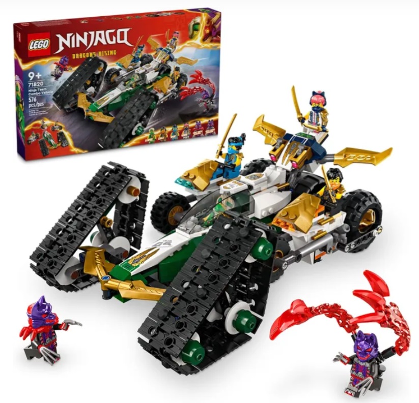 Конструктор Lego ® NINJAGO® 71820 Комбо-авто команды Ниндзя