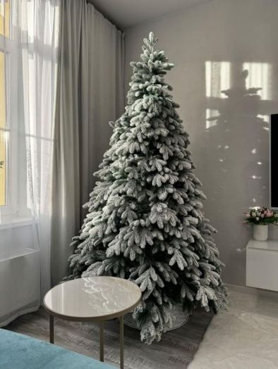 Ель Новогодняя Нью-Йорк заснеженная литая