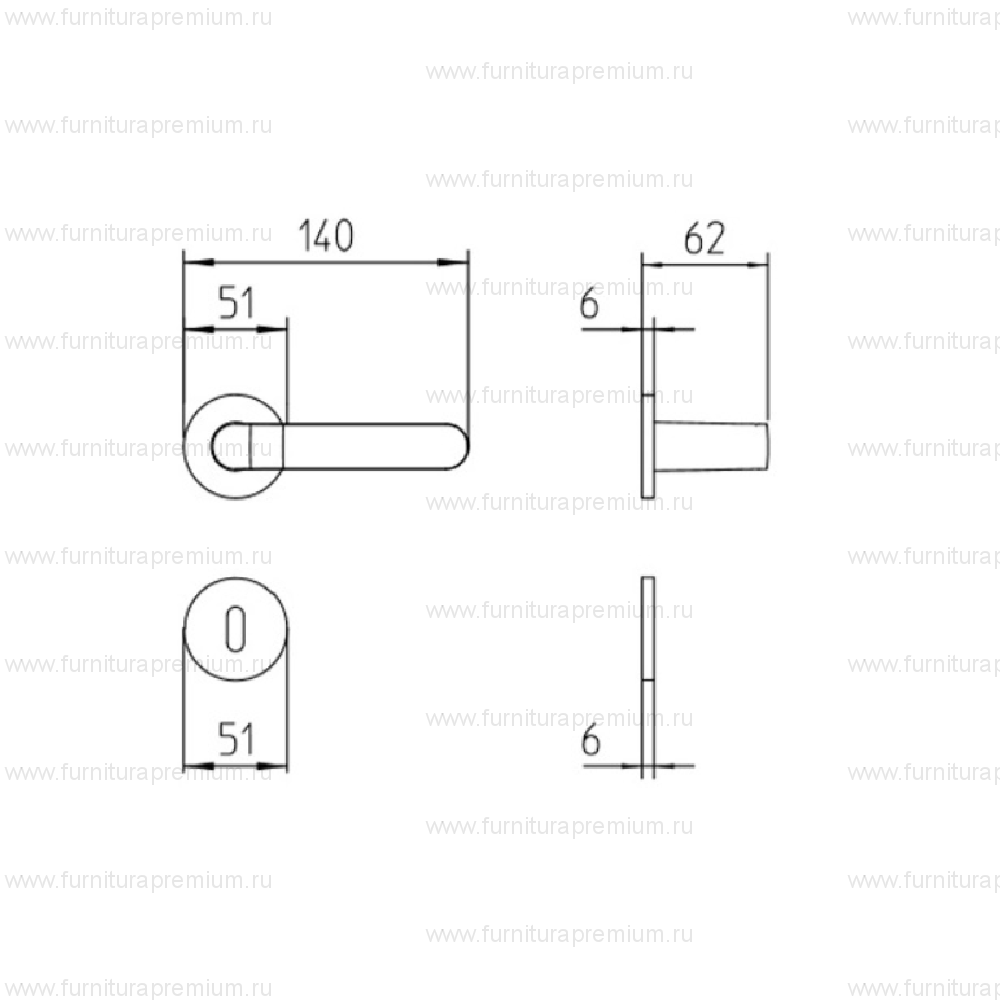 Ручка Mandelli 1611 Callas
