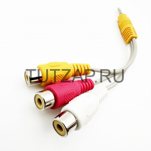 Аудио-видео кабель Jack 3.5 mm-3RCA для телевизора TCL 32S5400AF