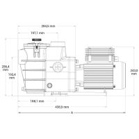 Насос Hayward Max Flo SP1811HW161 (220 В, 13 м3/ч, 1 HP)