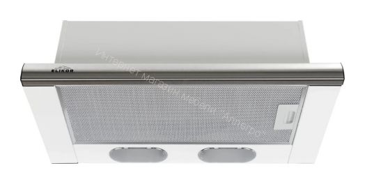 Встраиваемая вытяжка Elikor Интегра 45П-400-B2Л белый/нержавеющая сталь