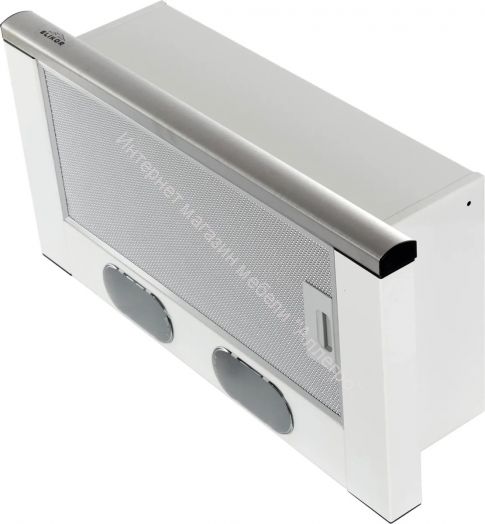 Встраиваемая вытяжка Elikor Интегра 45П-400-B2Л белый/нержавеющая сталь