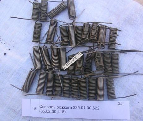 Спираль розжига 65.02.00.416 (спираль горелки ППУА)