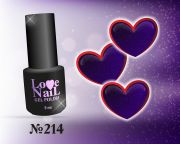 214 LoVe Nail гель лак класса премиум 5 мл.