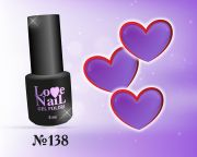 138 LoVe Nail гель лак класса премиум 5 мл.