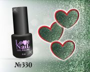 330 LoVe Nail гель лак класса премиум Diamond gloss 5 мл.