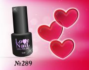 289 LoVe Nail гель лак класса премиум ВИТРАЖ 5 мл.