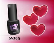 290 LoVe Nail гель лак класса премиум ВИТРАЖ 5 мл.