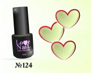 124 LoVe Nail гель лак класса премиум 5 мл.