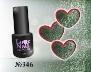 346 LoVe Nail гель лак класса премиум Diamond gloss 5 мл.