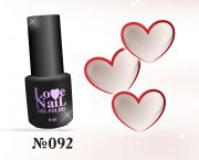 92 LoVe Nail гель лак класса премиум 5 мл.