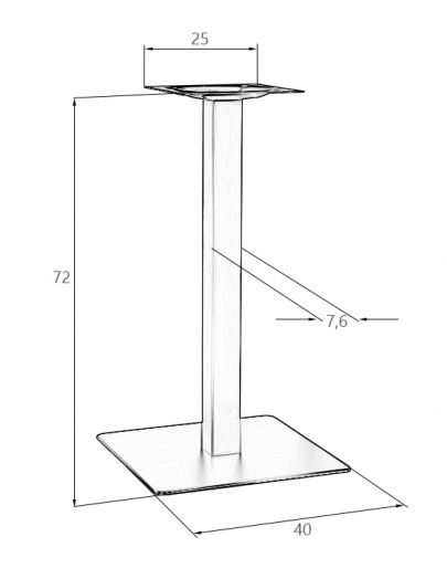 Подстолье обеденное  JOSIE