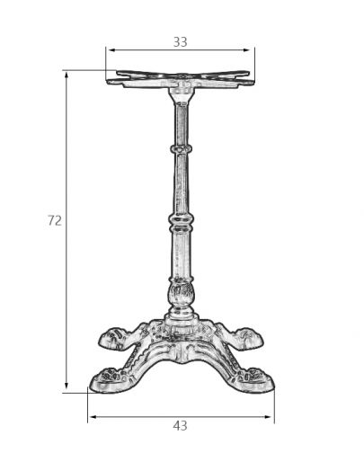 Подстолье обеденное  LEONE
