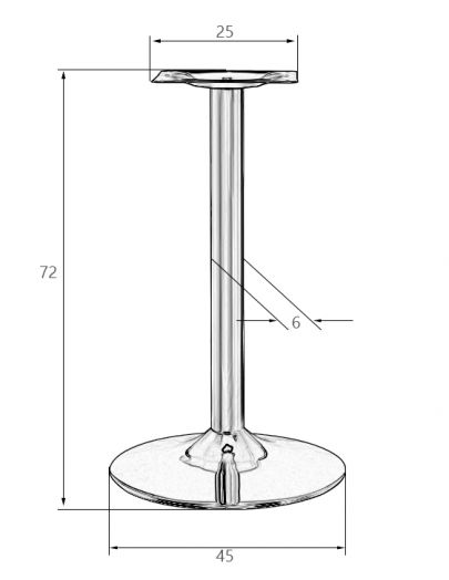 Подстолье обеденное  ALAN