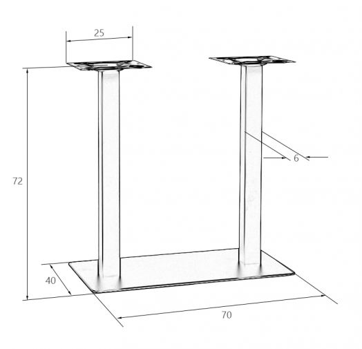Подстолье обеденное  JOSIE WIDE