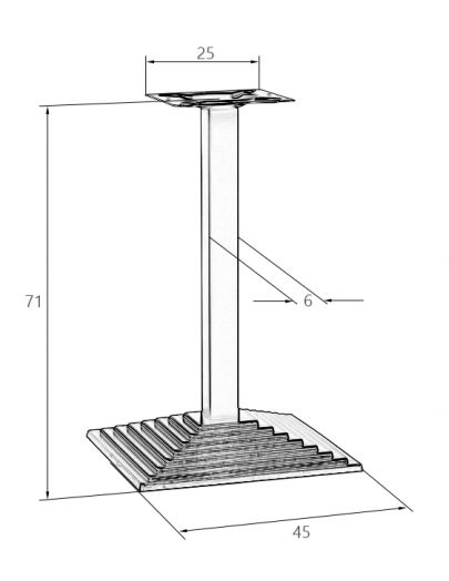 Подстолье обеденное  GRANT