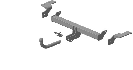 Фаркоп Haval Dargo 2022- твердое крепление шара