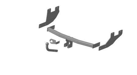 Фаркоп Hyundai H1 2008-2018, 2018-2023, Hyndai Starex 2008-2018 крепление шара на двух болтах