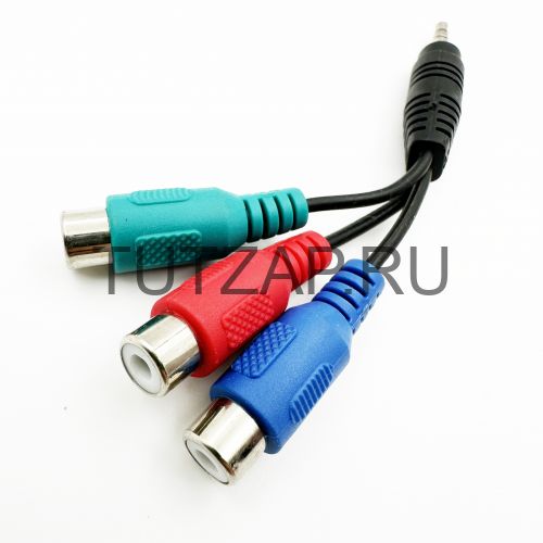 Аудио-видео кабель Jack 3.5 mm-3RCA для телевизора Leff 43U550T