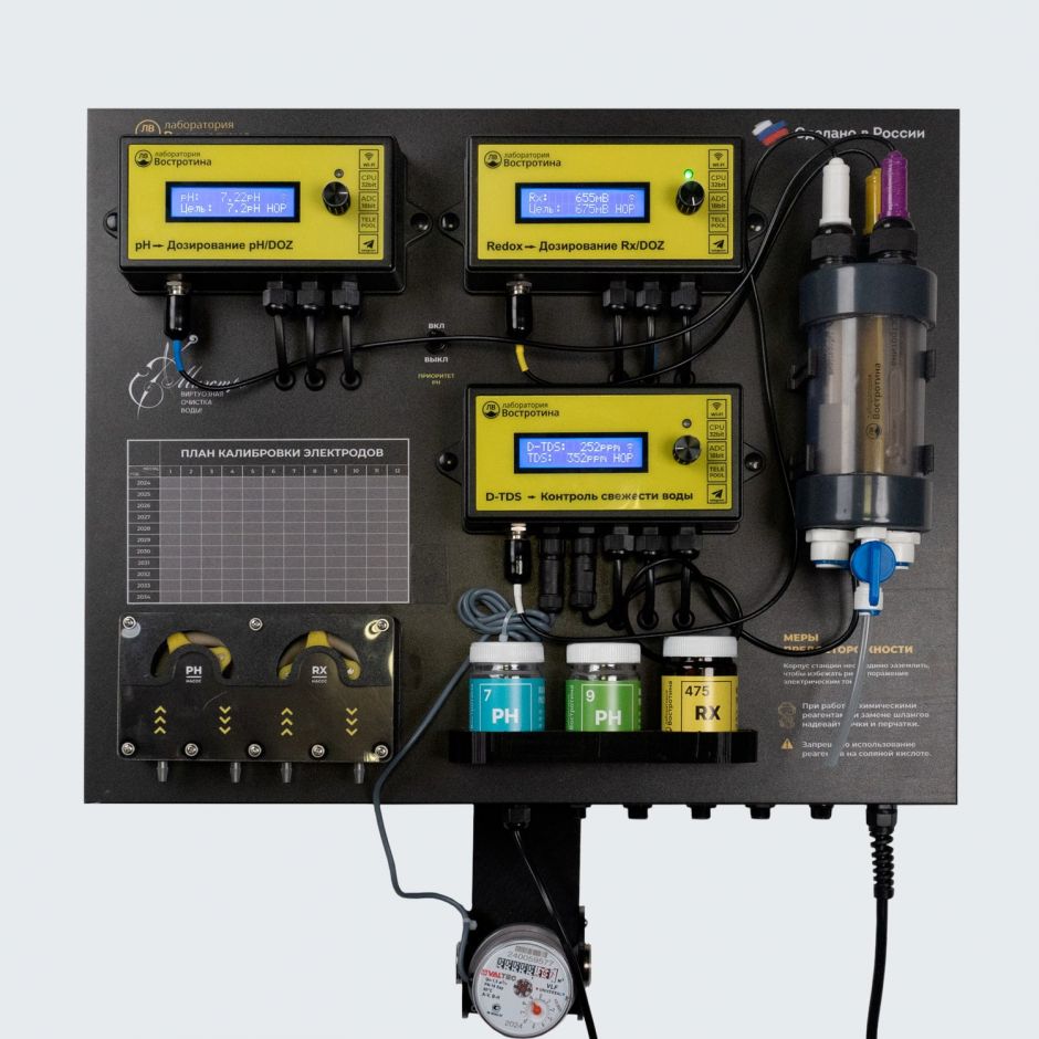 Автоматическая станция дозирования “Маэстро Трио PH/RX/D-TDS” 2025