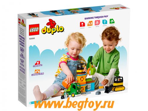 Конструктор LEGO DUPLO 10990 Строительная площадка