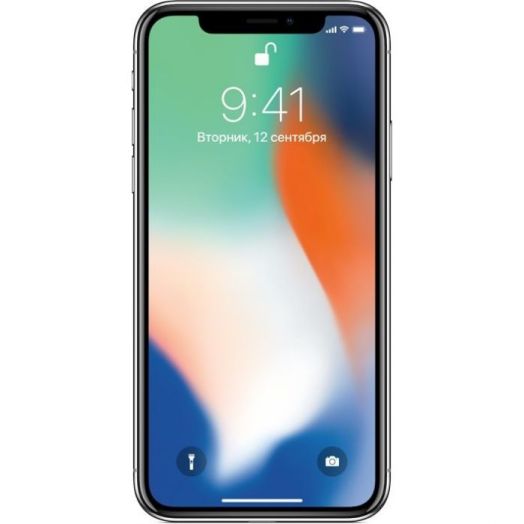 Apple iPhone X 256 ГБ Серебристый UA