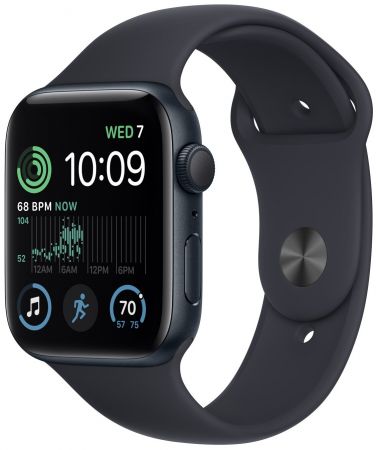 Часы Apple watch SE2 44 (2024) Midnight Al. Mid SB S/M (MXEJ3)