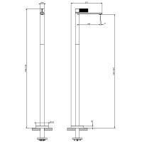 Смеситель для раковины Gessi Inverso 73595 схема 12