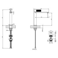 Смеситель для раковины Gessi Inverso 73555 схема 12