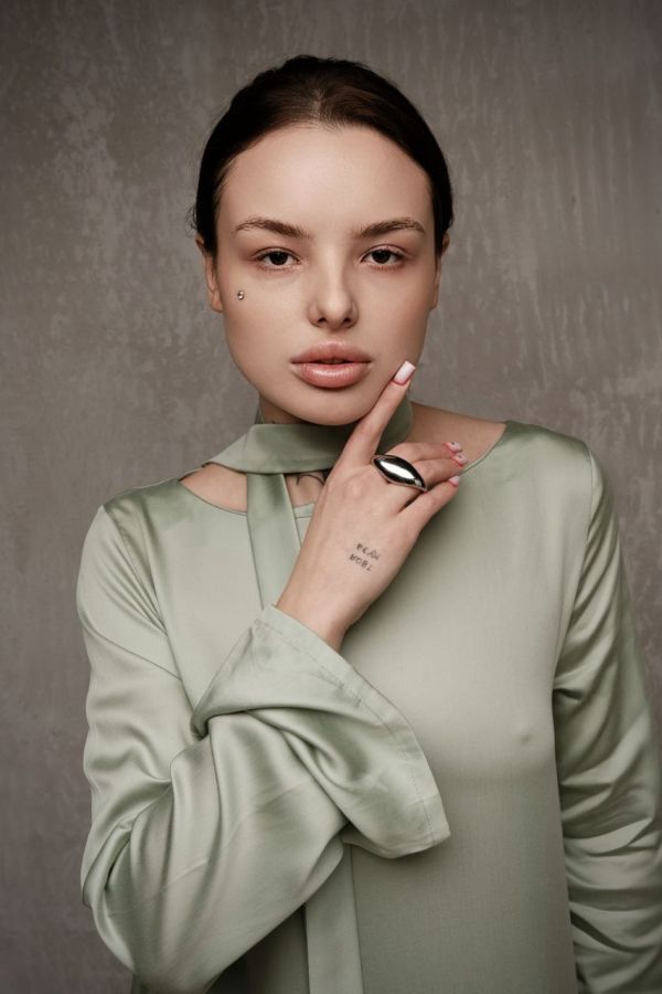 Платье Bambù из бамбука фисташка