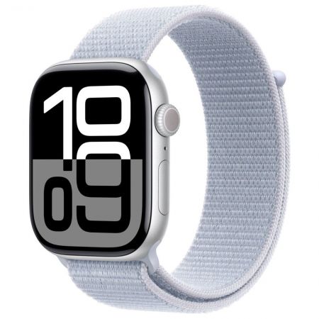 Часы Apple watch S10 46 Silver Blue Cloud SL MWWD3