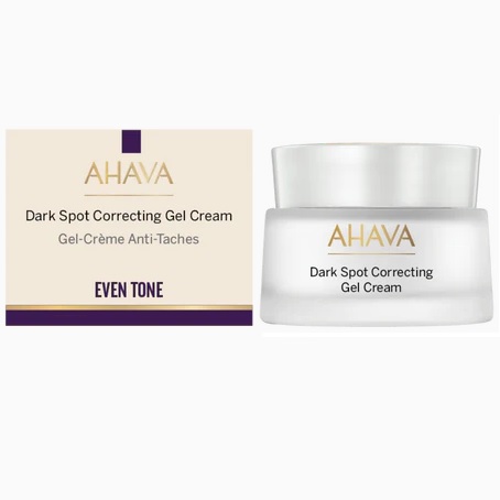Упаковка и флакон гель-крема Ahava Even Tone — оригинальная косметика из Израиля
