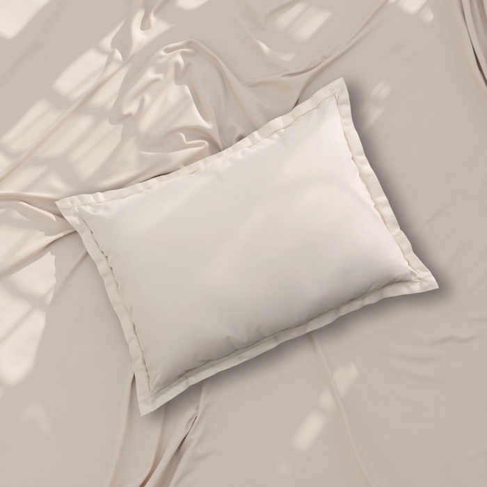 Наволочка 300ТС SL Home Percale 50*70+3 см , цв.молочный, 100% хлопок